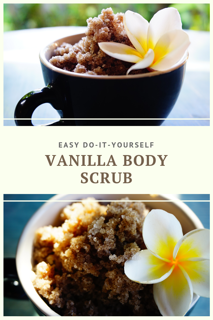 DIY Vanilla Body Scrub Recipe by Summer Day Naturals