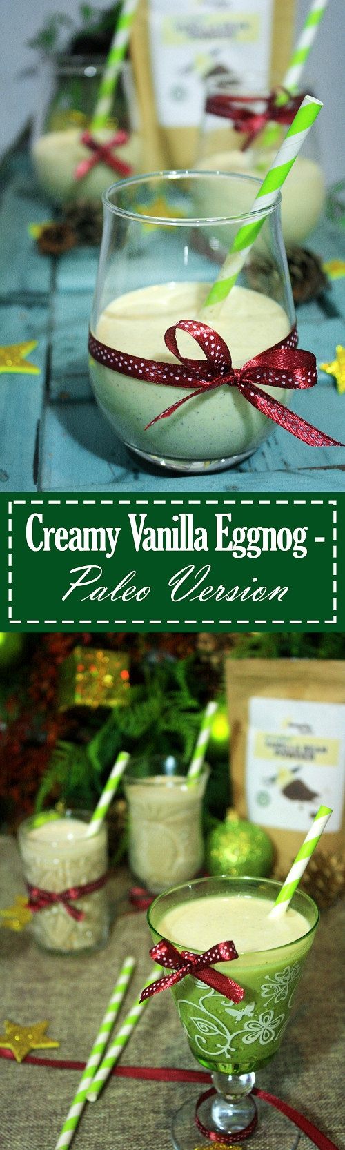 Creamy Paleo Vanilla Eggnog Recipe - Summer Day Naturals