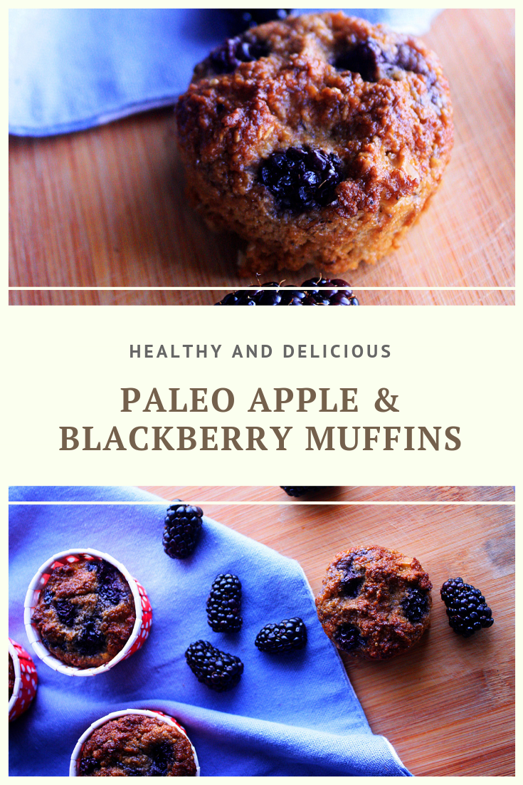 Paleo Apple & Blackberry Muffin Recipe by Summer Day Naturals