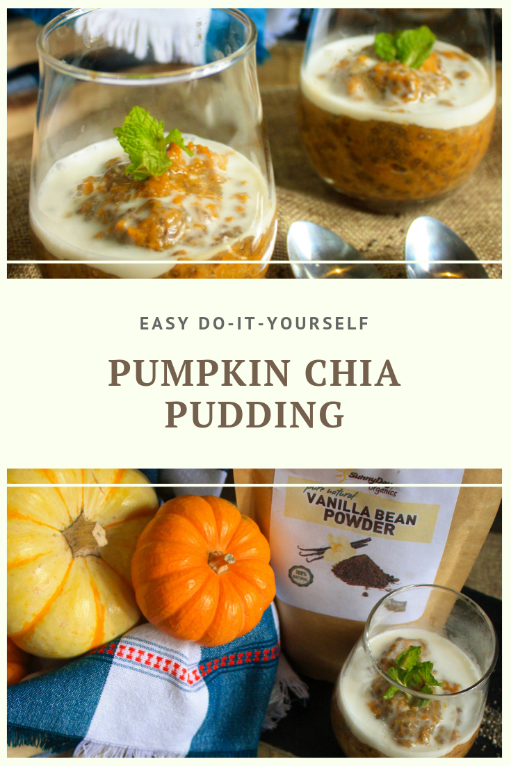 Paleo Pumpkin Chia Pudding by Summer Day Naturals