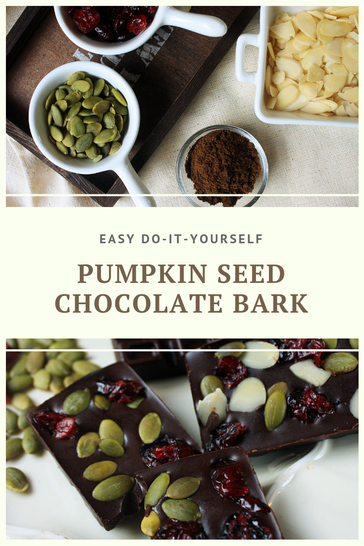 Vegan & Paleo Pumpkin Seed Chocolate Bark Recipe by Summer Day Naturals