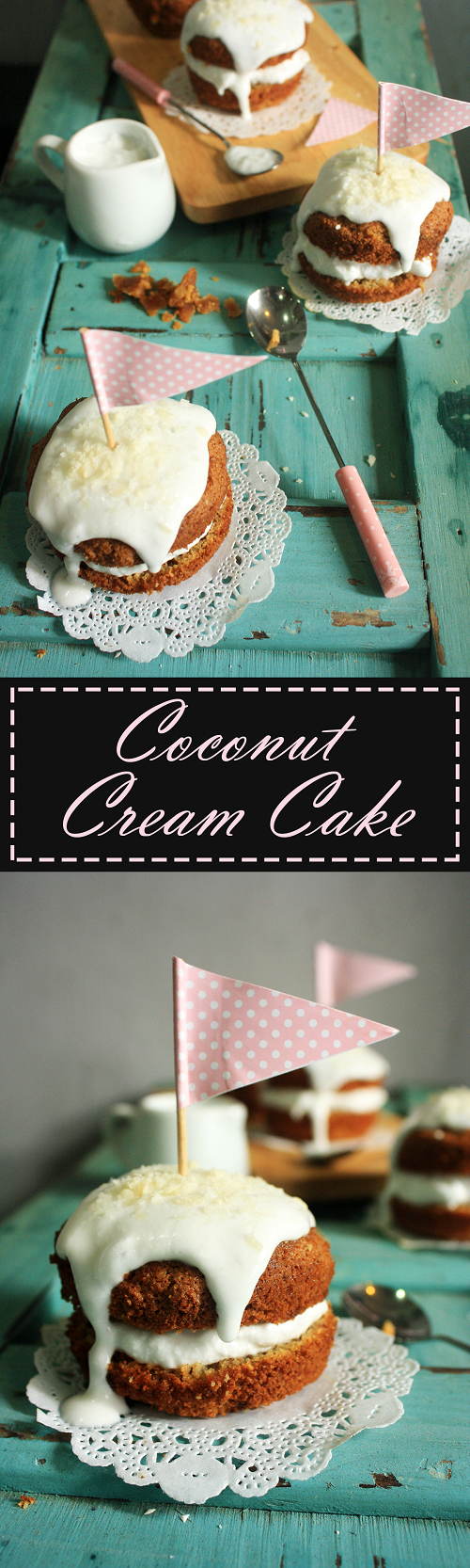 Coconut Cream Cake Recipe by Summer Day Naturals