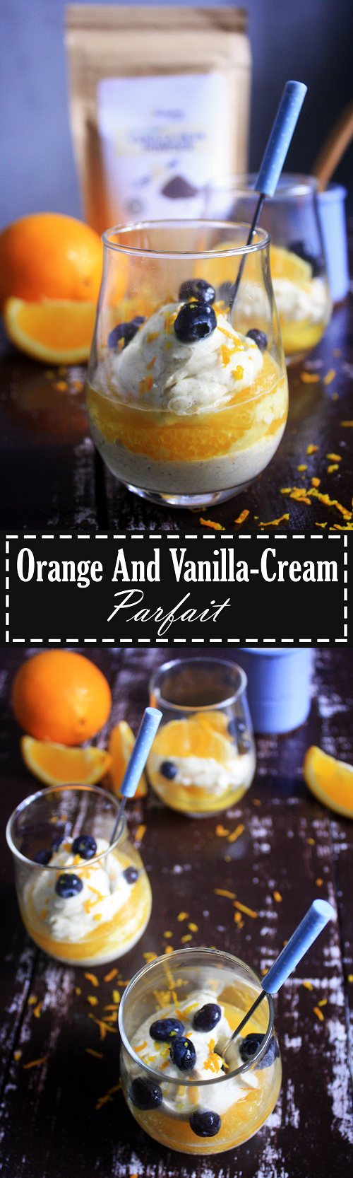 Easy Paleo Orange & Vanilla Cream Parfait Recipe by Summer Day Naturals