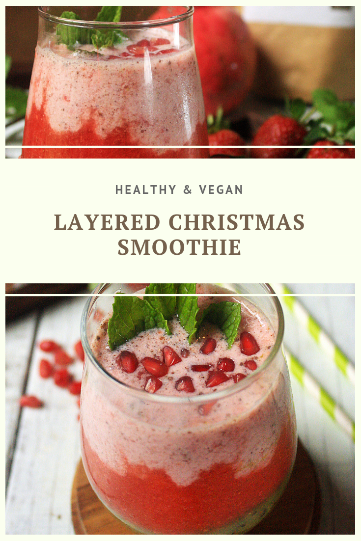Healthy Paleo Layered Smoothie Recipe by Summer Day Naturals