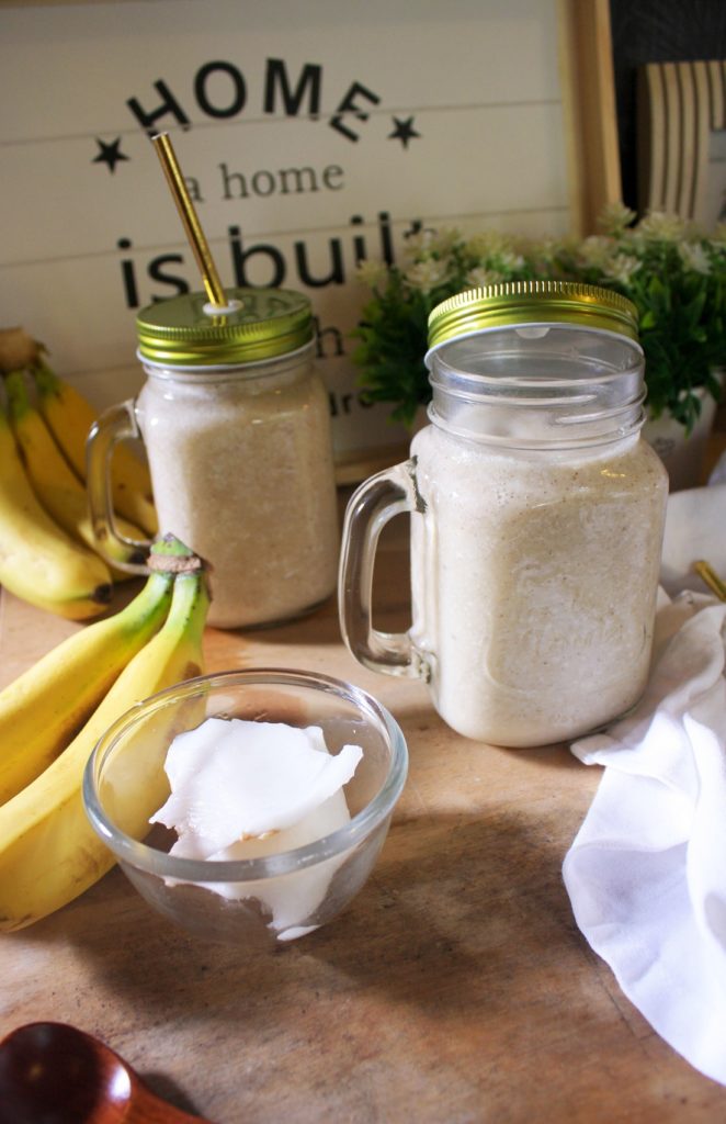 Fresh Coconut Smoothie Summer Day Naturals Raw Natural Products