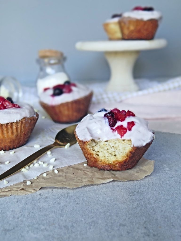 Paleo Muffins with Coconut Frosting Recipe