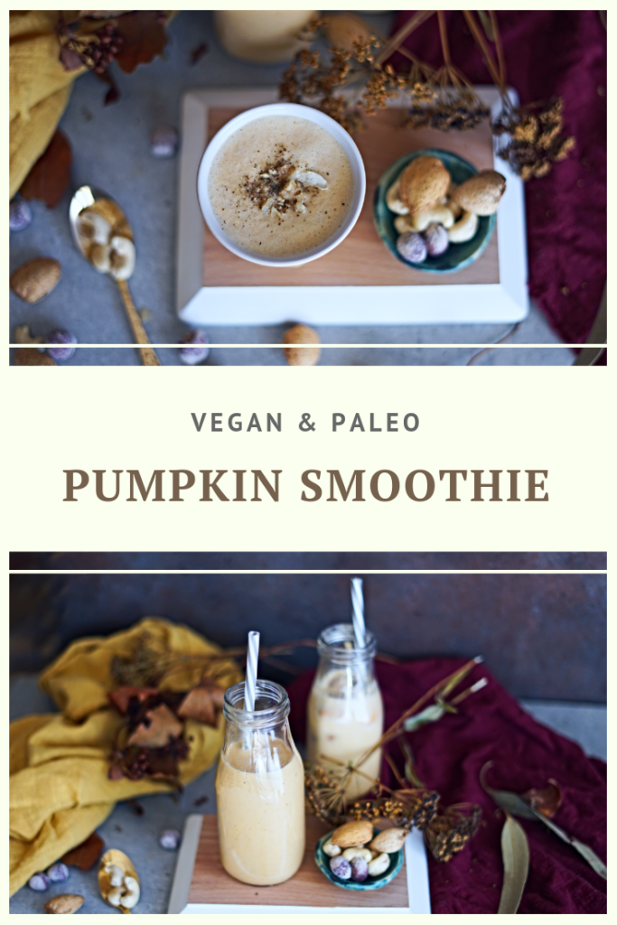 Vegan Paleo Pumpkin Smoothie Recipe by Summer Day Naturals