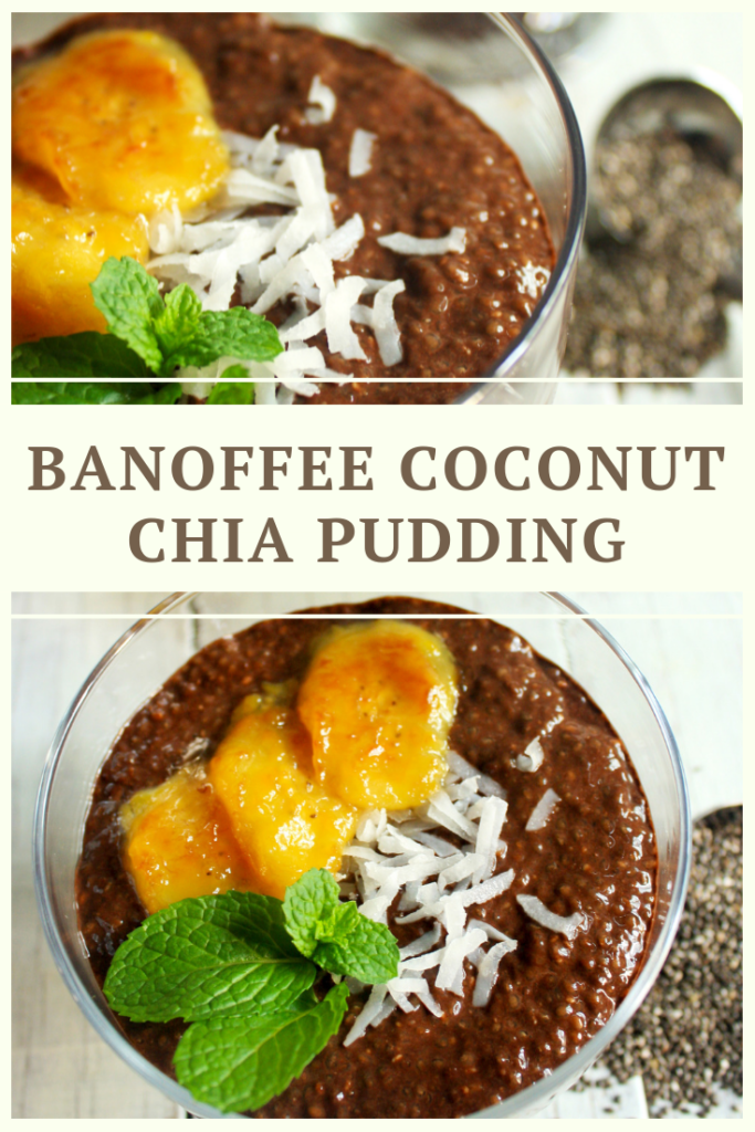 Paleo Vegan Banoffee Coconut Chia Pudding Recipe by Summer Day Naturals