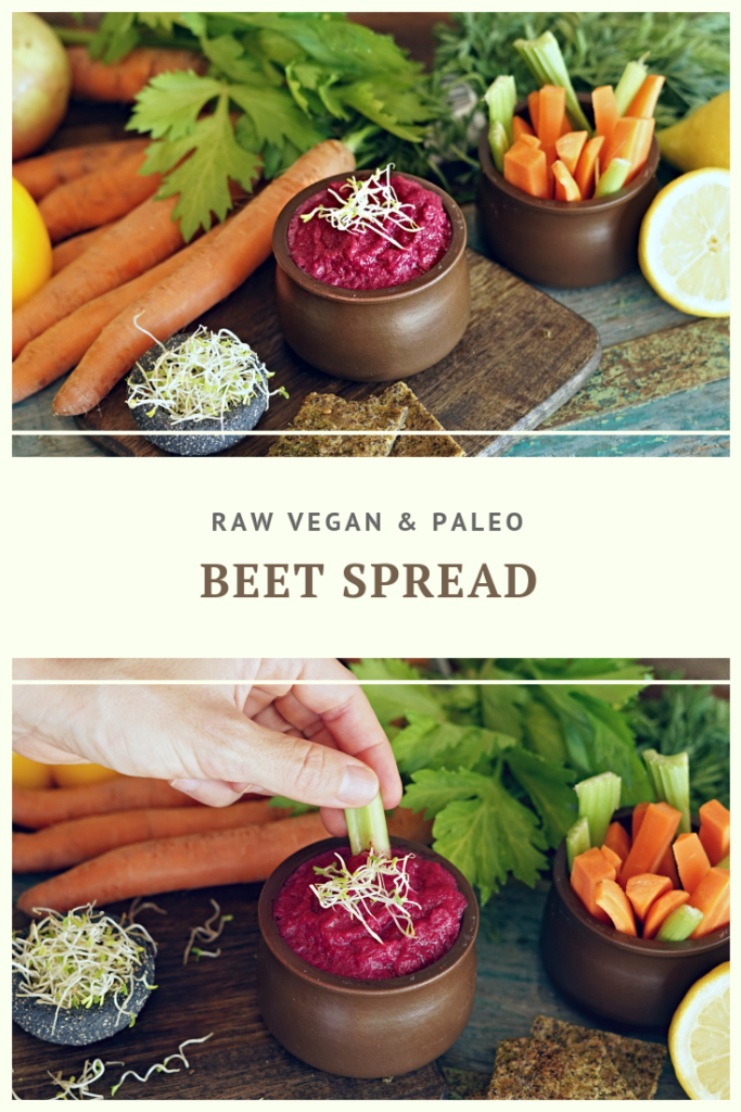 Raw Vegan & Paleo Beet Spread recipe by Summer Day Naturals