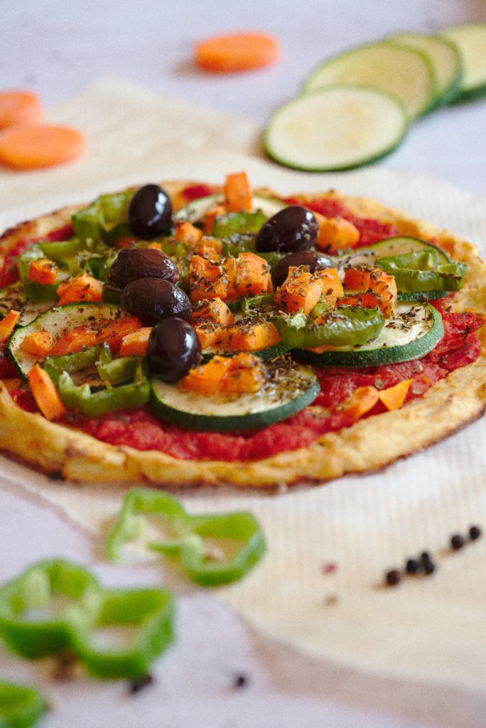 Cauliflower Pizza Recipe - Paleo, Gluten Free, Flourless, Low-Carb