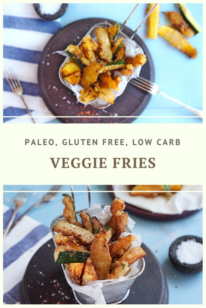 Paleo Veggie Fries Recipe by Summer Day Naturals