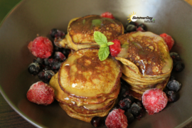 Almond-Banana Pancakes With A Hint Of Vanilla