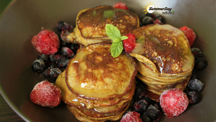 Almond-Banana Pancakes With A Hint Of Vanilla