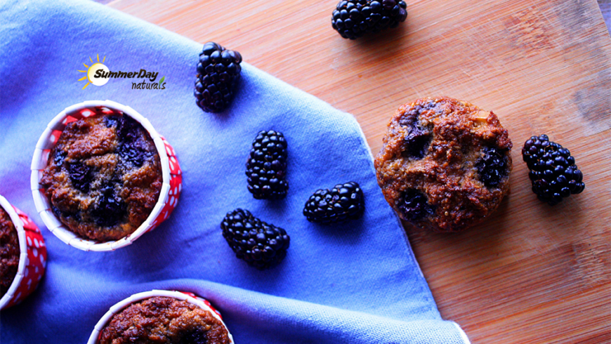 Apple & Blackberry Muffins