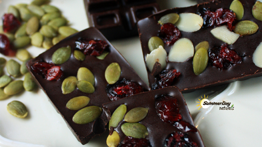 Pumpkin Seed Chocolate Bark