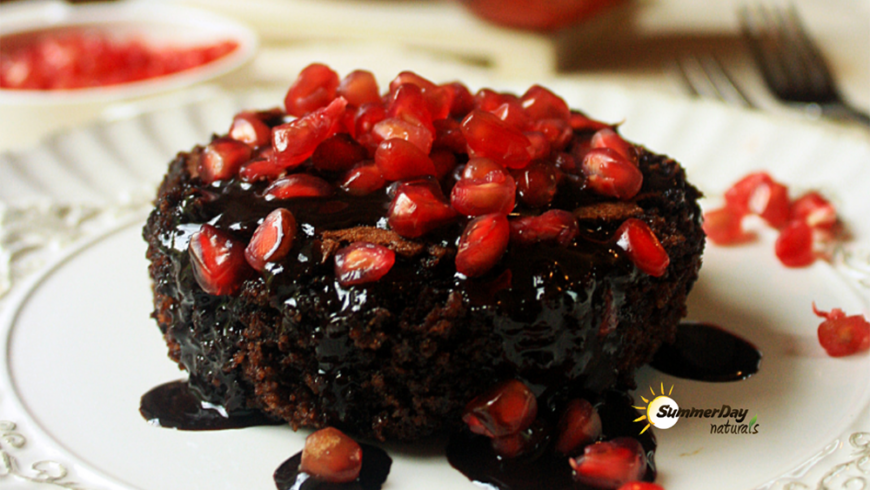 Chocolate & Pomegranate Torte