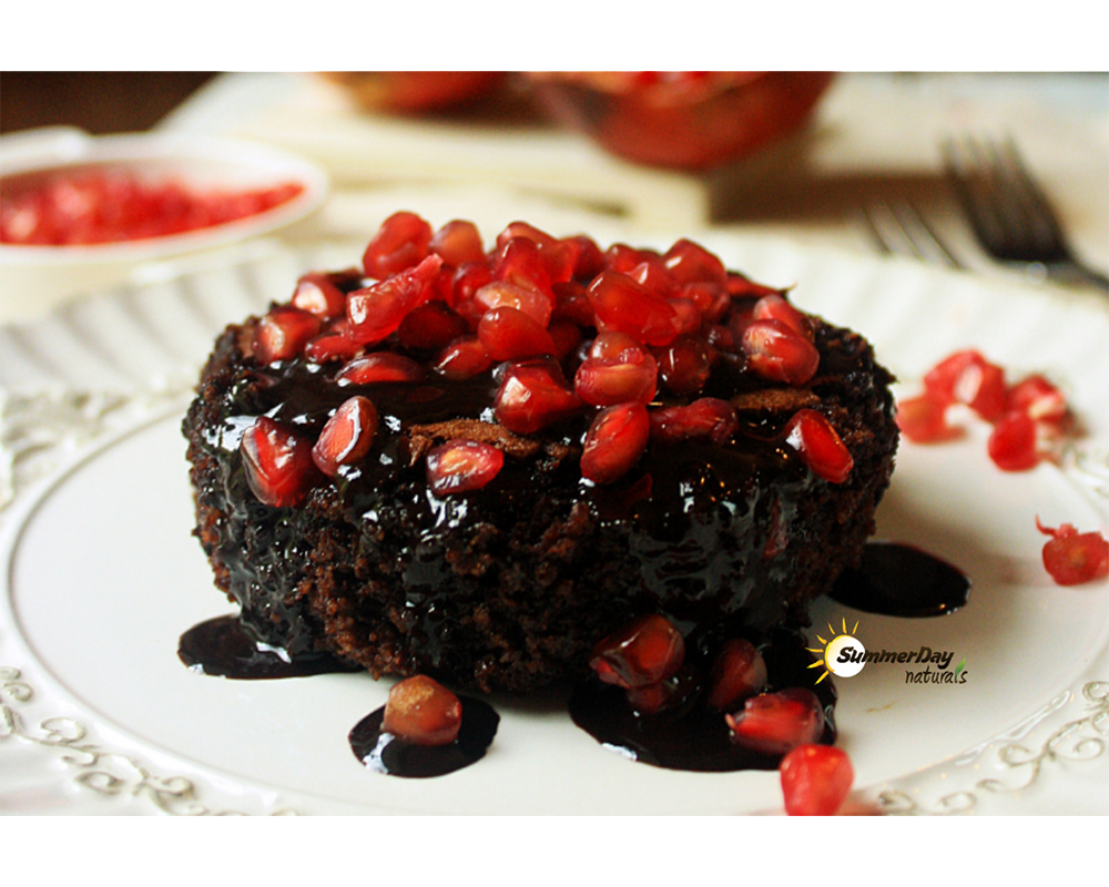 Chocolate & Pomegranate Torte