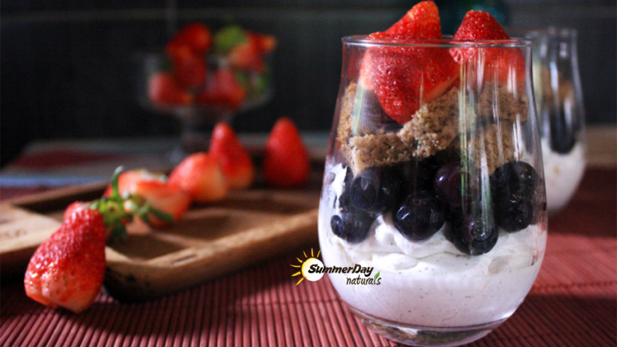 Berry Trifle with Vanilla Cake