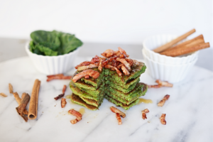 Savory Paleo Spinach Pancakes