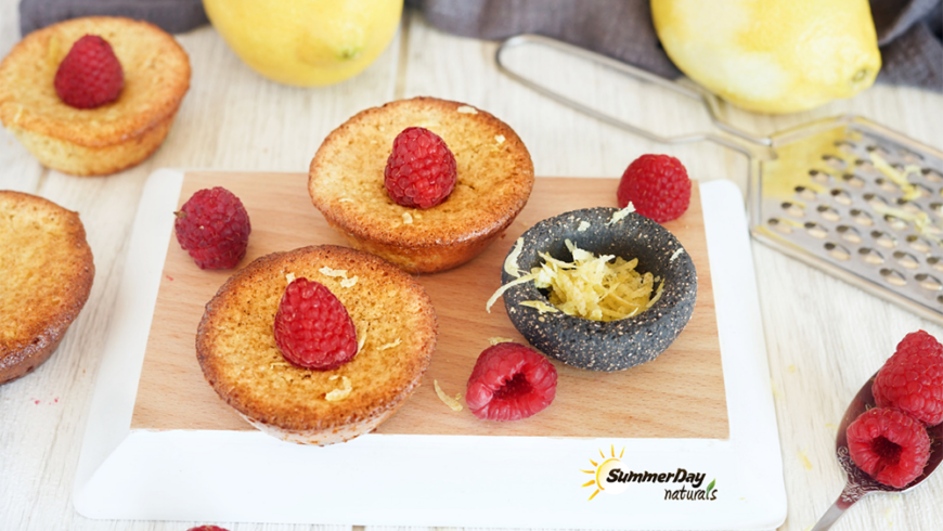 Lemon-Raspberry Financiers