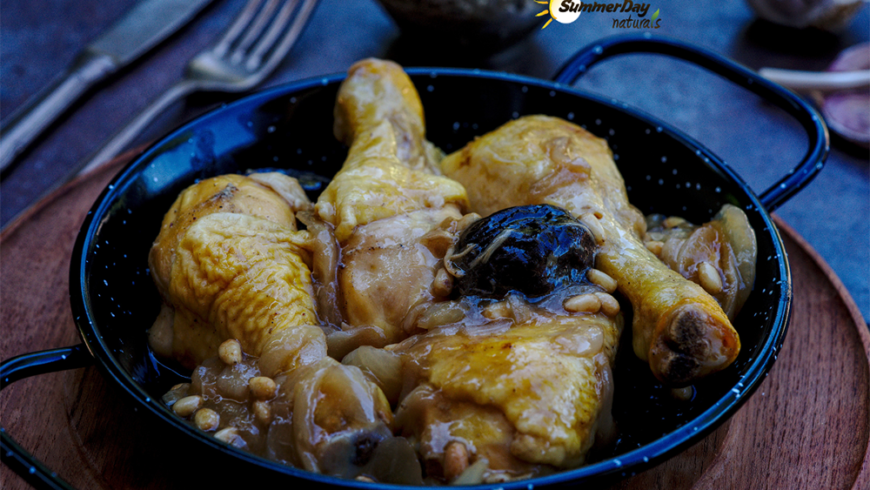 Cinnamon Chicken Legs with Prunes