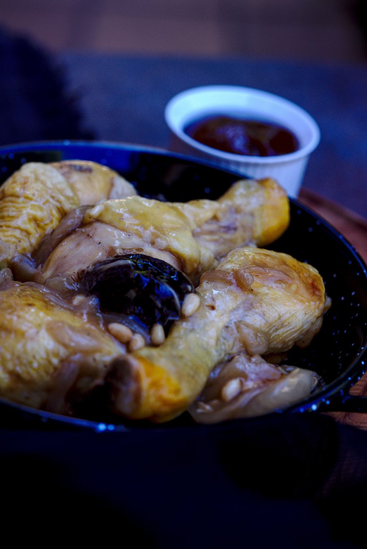 Cinnamon Chicken Legs with Prunes Summer Day Naturals Raw Natural